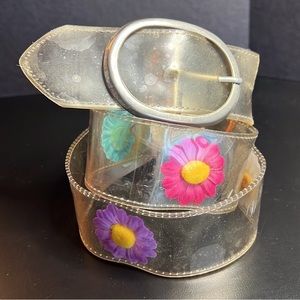 1993 Jelly Belt| Clear | flowers inside
